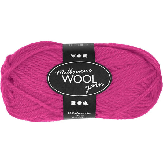 Wool Yarn- Neon Pink