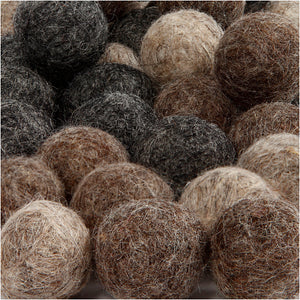 Felt balls