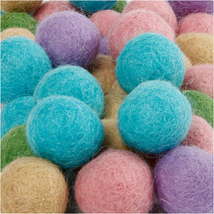 Felt balls