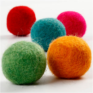 Felt balls