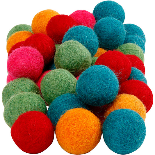 Felt balls