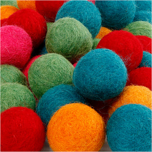 Felt balls
