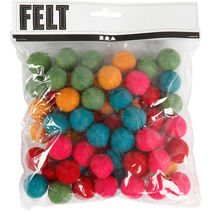 Felt balls