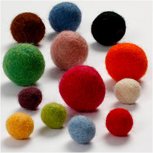 Felt balls