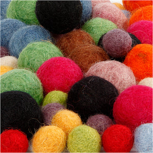 Felt balls