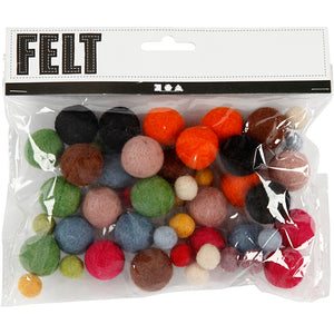 Felt balls