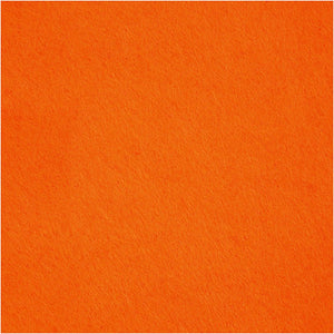 A4 Felt Sheets - Orange (Pack of 10)