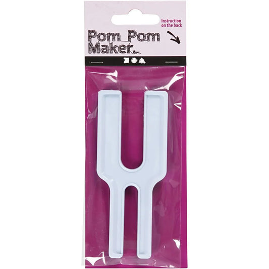 Pom-Pom Making Tool, L: 12 cm, W: 5 cm, 1 pc