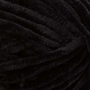 Velour Yarn L: 105m Needle 5-6 Black 100g