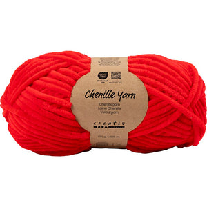 Velour Yarn L: 105m Needle 5-6 Red 100g