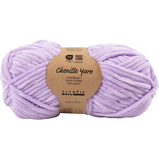 Velour Yarn L: 105m Needle 5-6 Purple 100g