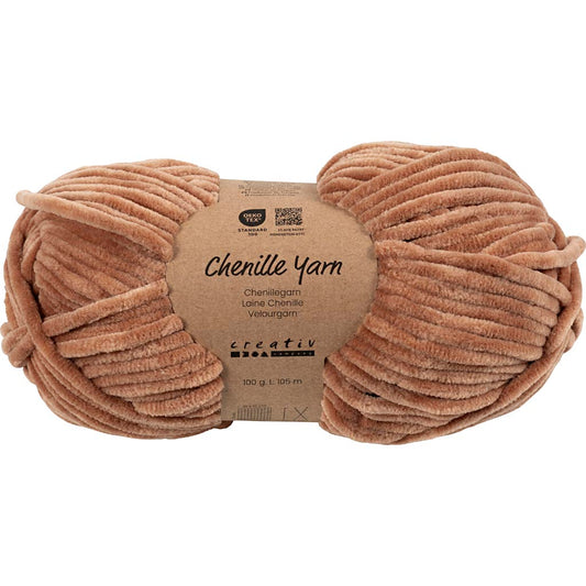 Velour Yarn L: 105m Needle 5-6 Beige 100g