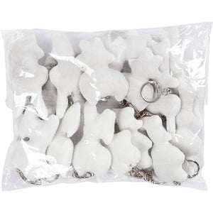 Fabric Figures with key rings