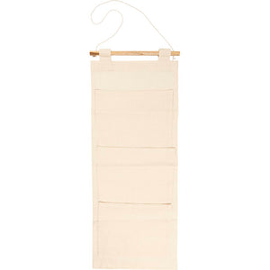 Hanging Organiser H:75cm W:30cm 145g - Light Natural