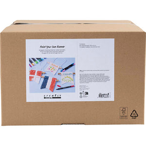 Paint Your Own Banner 10.5x12 cm (60 Pieces)