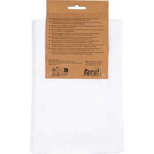 Fabric Napkins Size 42x42cm 145g - White (4 Pack)