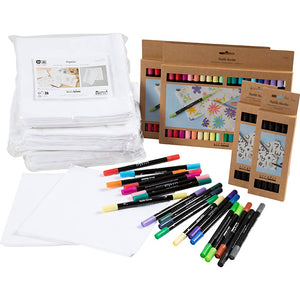 Paint Your Own Fabric Napkins, 42x42 cm, 60pc