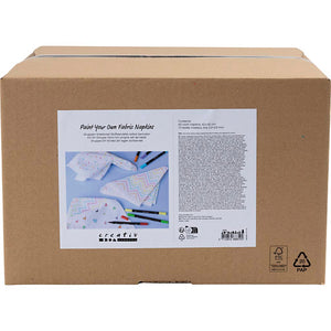 Paint Your Own Fabric Napkins, 42x42 cm, 60pc