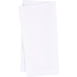 Fabric Napkins Size 42x42cm 145g - White (12 Pack)
