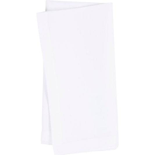 Fabric Napkins Size 42x42cm 145g - White (12 Pack)
