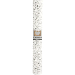 Faux Leather Paper Roll - White