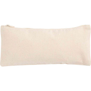 Cotton Pencil Case size 21x9cm 245g - Light Natural