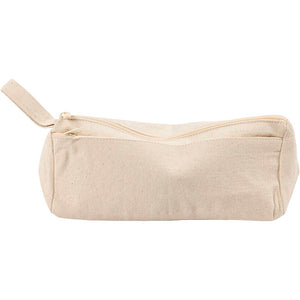 Pencil Case Triangular H:8 cm D:6cm W:22cm - Light Natural