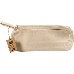 Pencil Case Triangular H:8 cm D:6cm W:22cm - Light Natural
