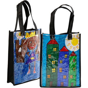 Bag with Plastic Front