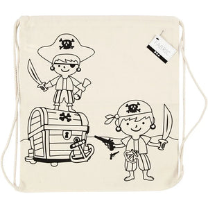 Drawstring Bag 37x41cm Pirate