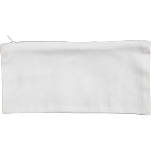 Cotton Pencil Case size 23x11 cm 210g - White