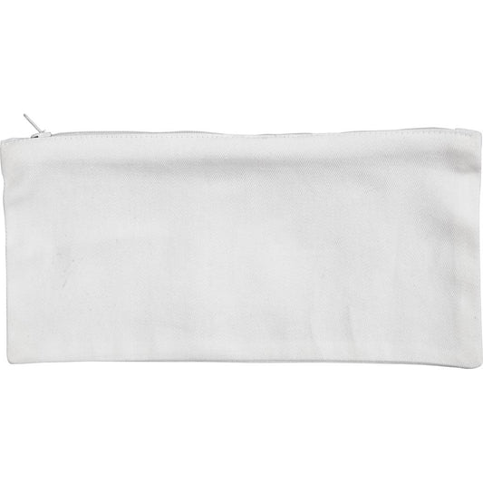 Cotton Pencil Case size 23x11 cm 210g - White