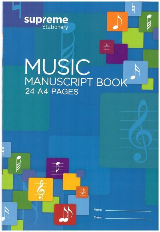 Supreme Music Manuscript Book