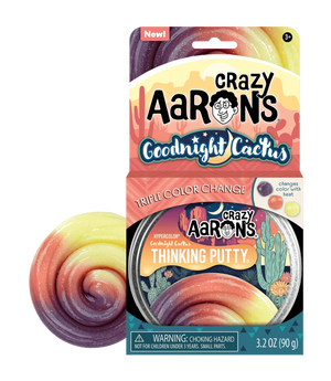 Crazy Aaron Thinking Putty - Hypercolour Goodnight Cactus 