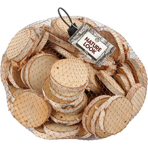 Wooden disc with hole