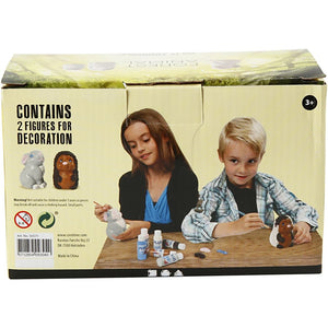 Animal Saving Banks - White Hedgehog and Hare (1 Pack)