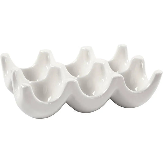 Egg Tray, L: 15.2cm, W: 10cm, 1 pc, white