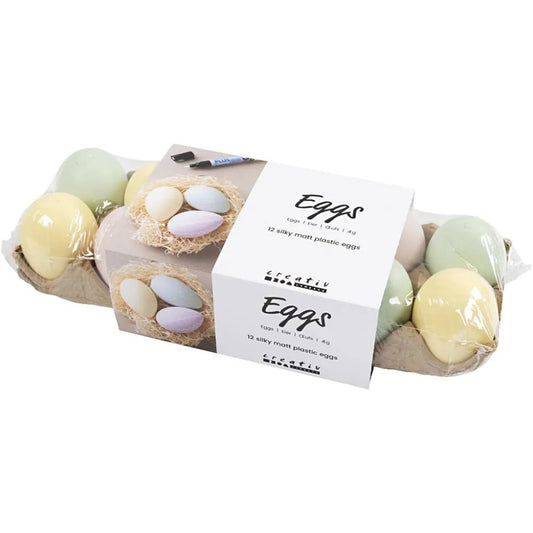 Eggs in Pastel Colours (12 Pack)