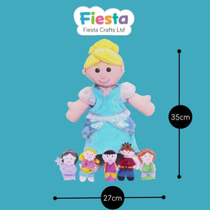 Fiesta Cinderella Hand And Finger Puppet Set