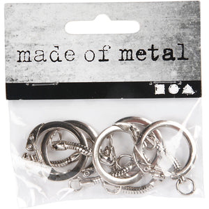 Keyring with chain