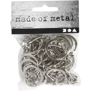 Keyring with chain