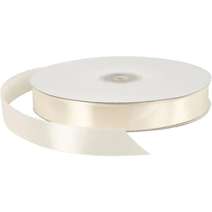 Satin Ribbon - Off-White (100m Roll)
