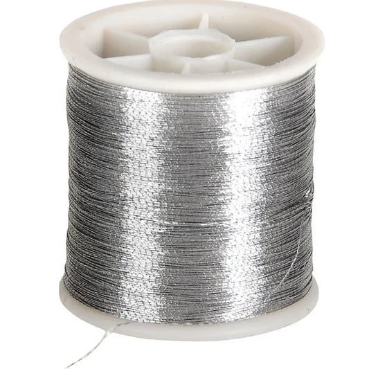 Sewing Thread in Silver - 0.15 mm (100m Roll)