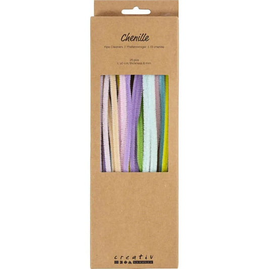 Chenille 30cm - Pastel Colours (Pack of 25)