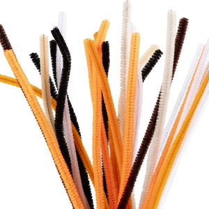 Chenille 30 cm - Halloween Colours (25 Pack)