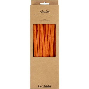 Chenille 30cm - Orange (Pack of 50)