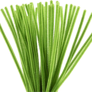 Chenille 30cm - Leaf Green (Pack of 50)