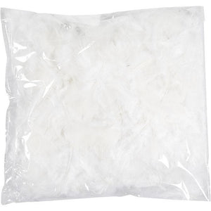 Feathers  white, 50 g/ 1 pack