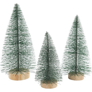 Christmas Spruce Trees 3pc