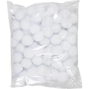 Pompoms - White 20mm (100 Pieces)